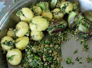 vegetable with green masala