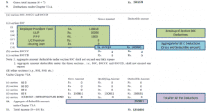 Deductions under Chapter VI-A example