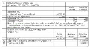 Form 16: Deductions
