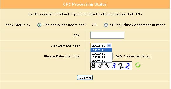 CPC Processing Status