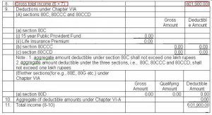 Form 16 without any deductions