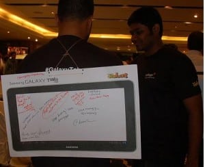 No signature time this time!