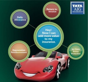 Tata AIG  car insurance :Add on Covers