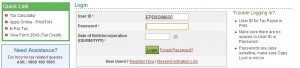 Logging in Income Tax Govt website:Date of Birth