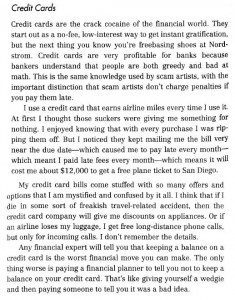 Scott Adams on credit cards