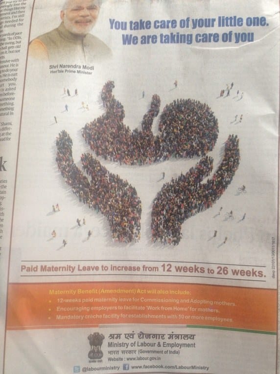 Maternity leave to increase ad