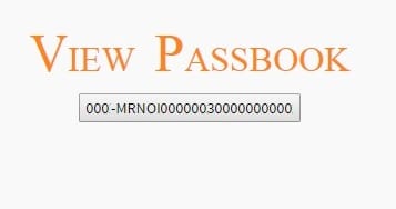 View epf passbook
