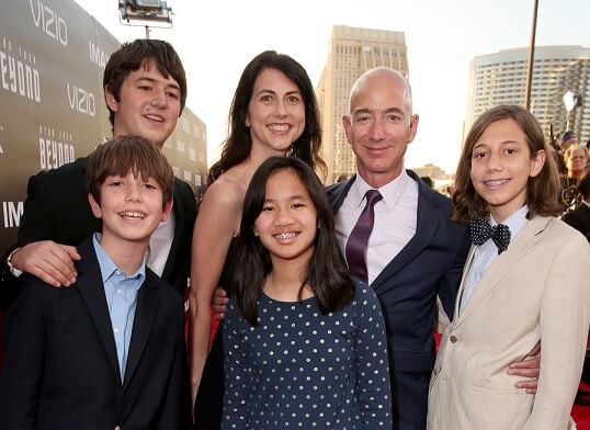 Jeff Bezoz Family Wife Children