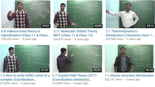 YouTube For Chemistry Gabbar Singh