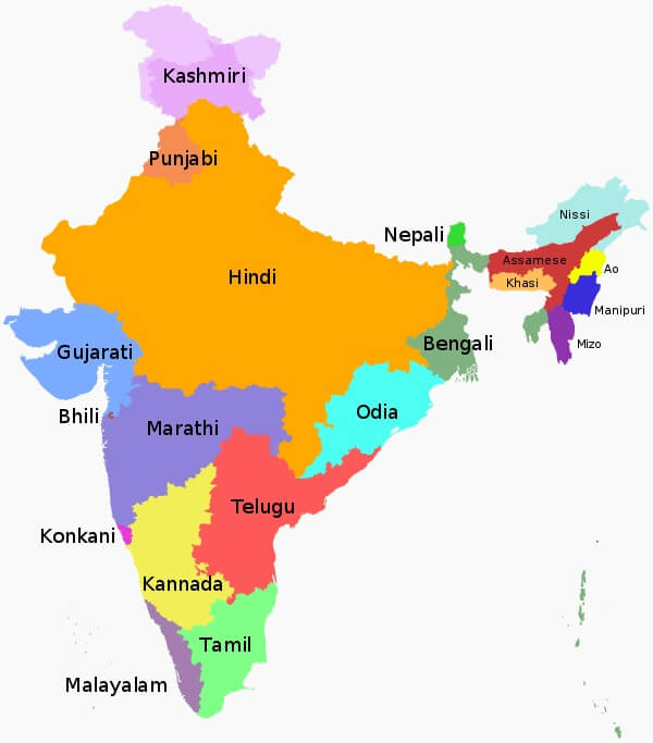 22 Official languages in India