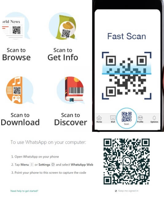 QR code examples