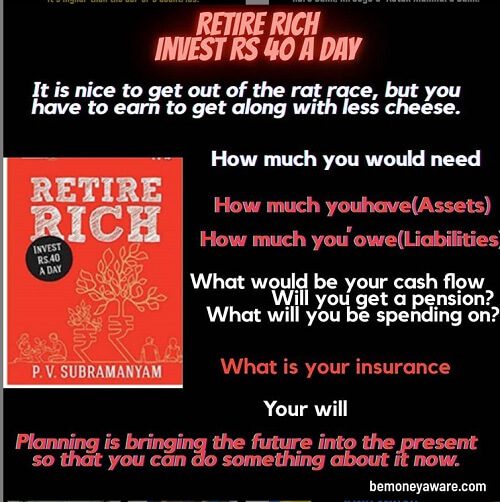 Summary of Book retire rich 